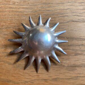 Silvertone Sun Pendant